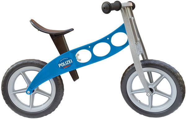 redtoys balance bike kindergarten POLIZEI in blue, light and sturdy