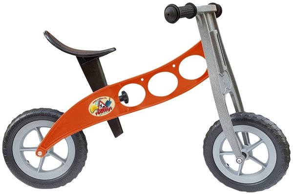 redtoys Laufrad Mini orange Bauarbeiter - für Krippe U3-geeignet